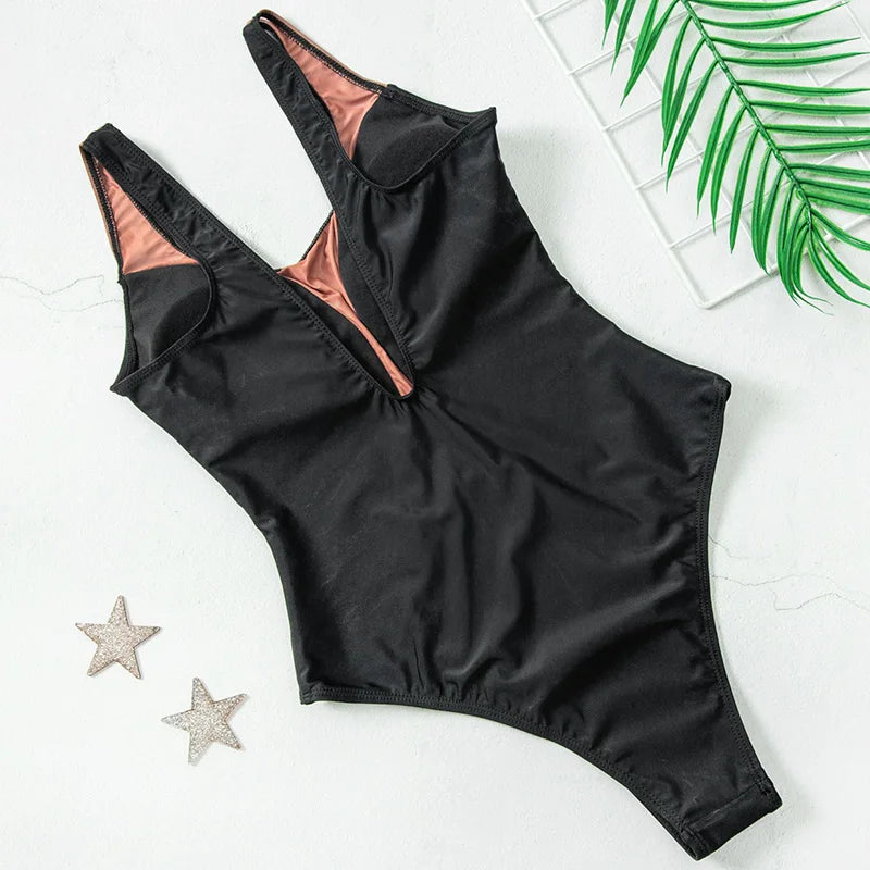 Maillot de Bain 1 Pièce Femme – Maille Transparente