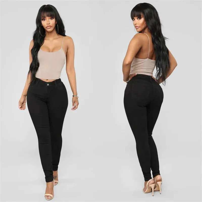 Jean Slim Femme – Taille Haute