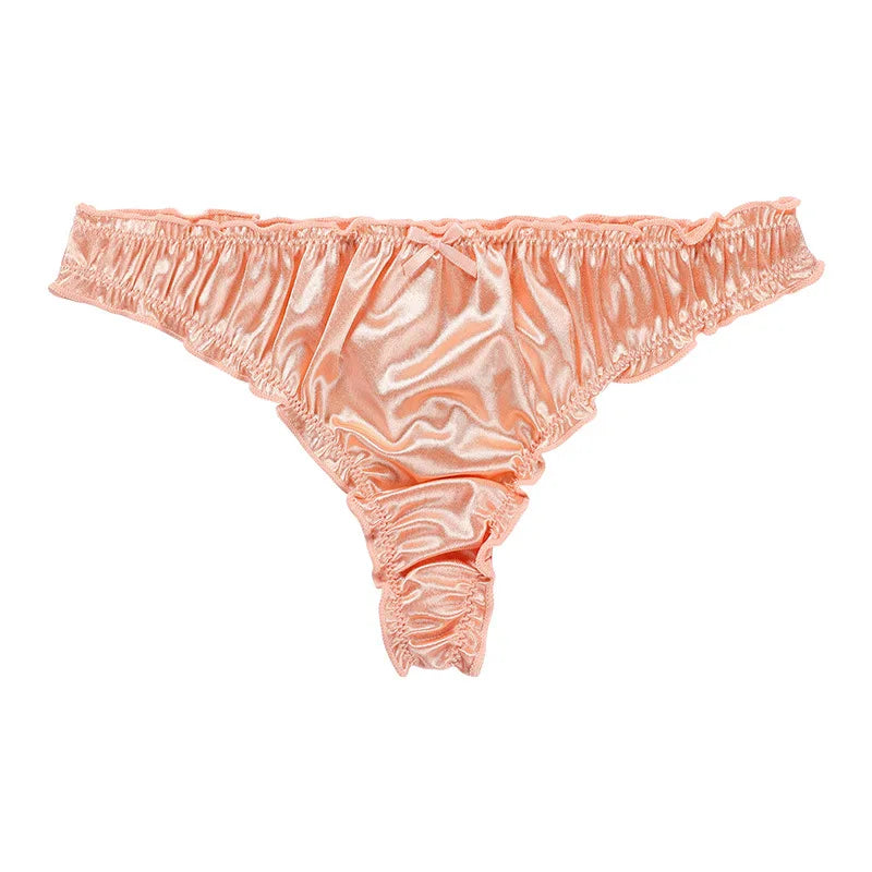 String Effet Soie Femme – Lingerie Discrète