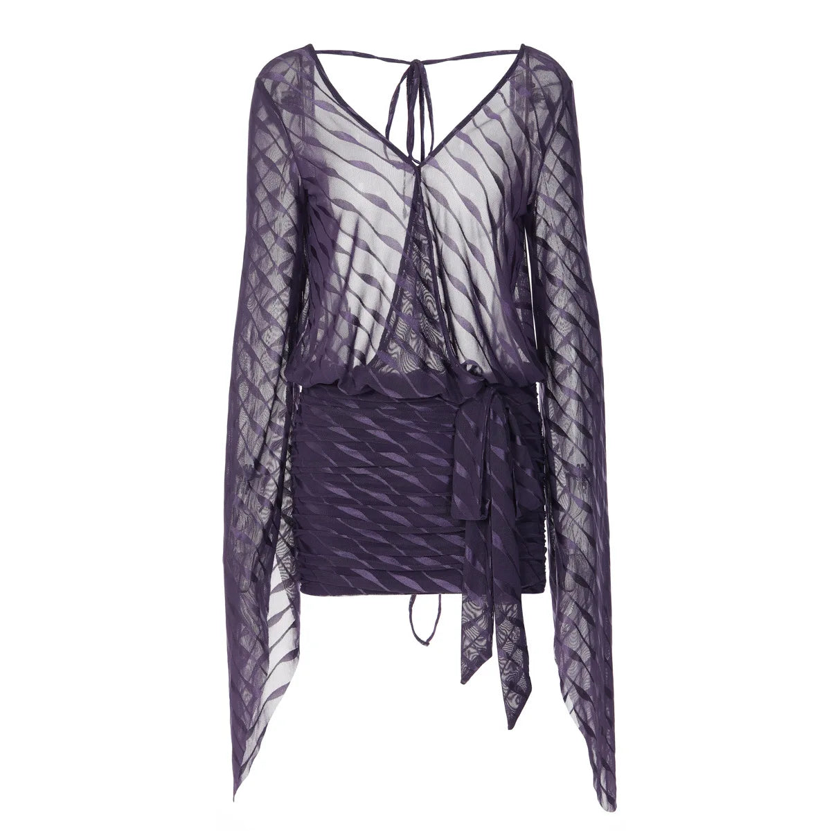 Robe Moulante Femme – Maille et Col V
