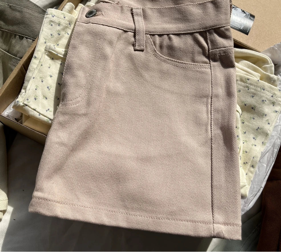 Mini-Jupe Cargo en Jean Femme – Style Vintage