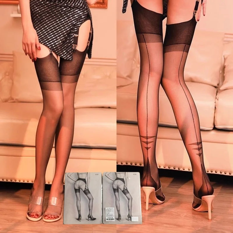 Collants Nylon Femme – Couture Arrière