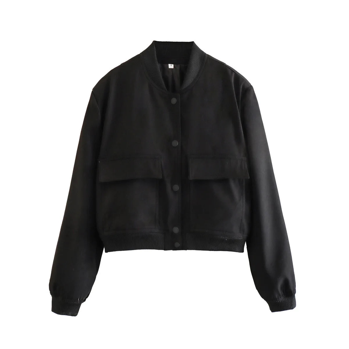 Veste Femme à Col Montant – Style Mi-Saison