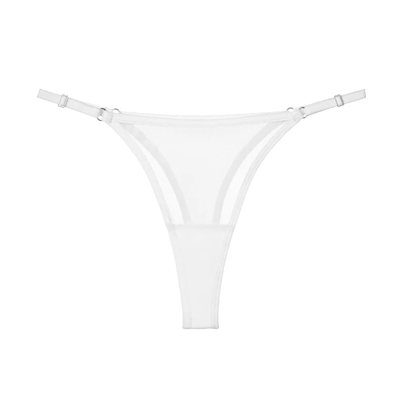String Femme – Dentelle Transparente