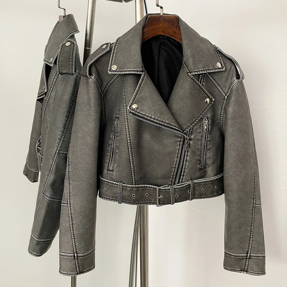 Veste Courte Femme – Similicuir