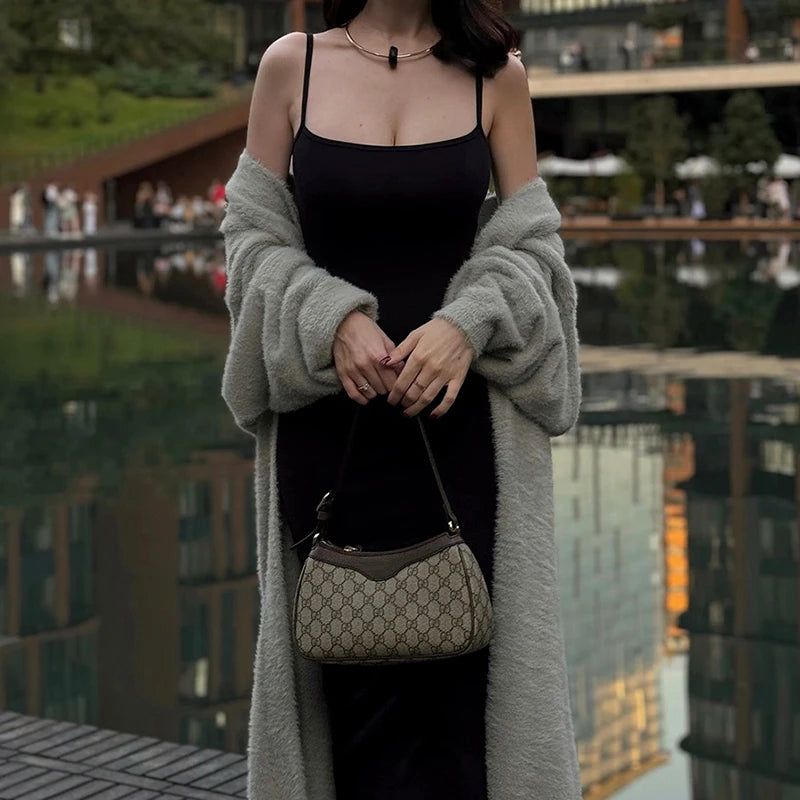 Cardigan femme chaud et doux à manches longues