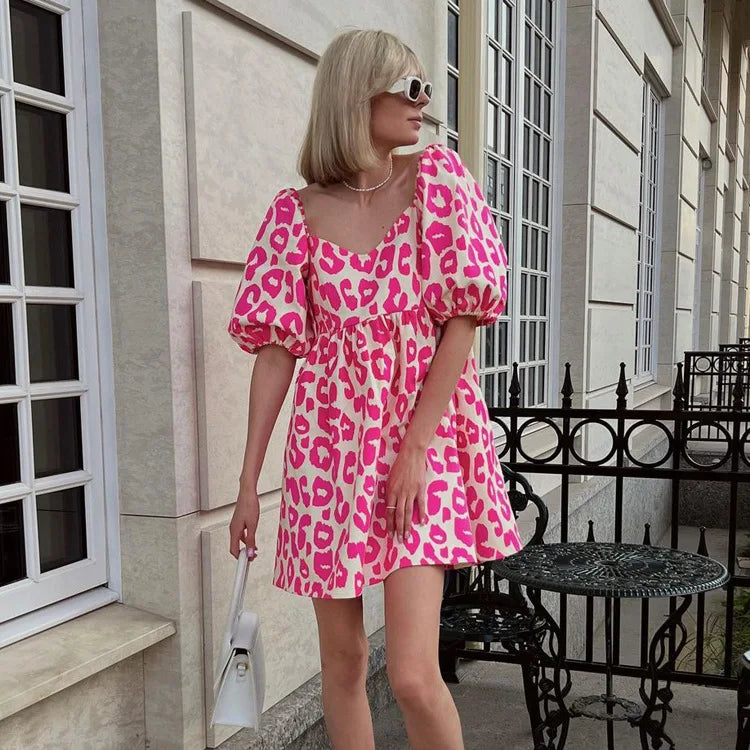 Robe d’Été Ample Femme – Imprimé