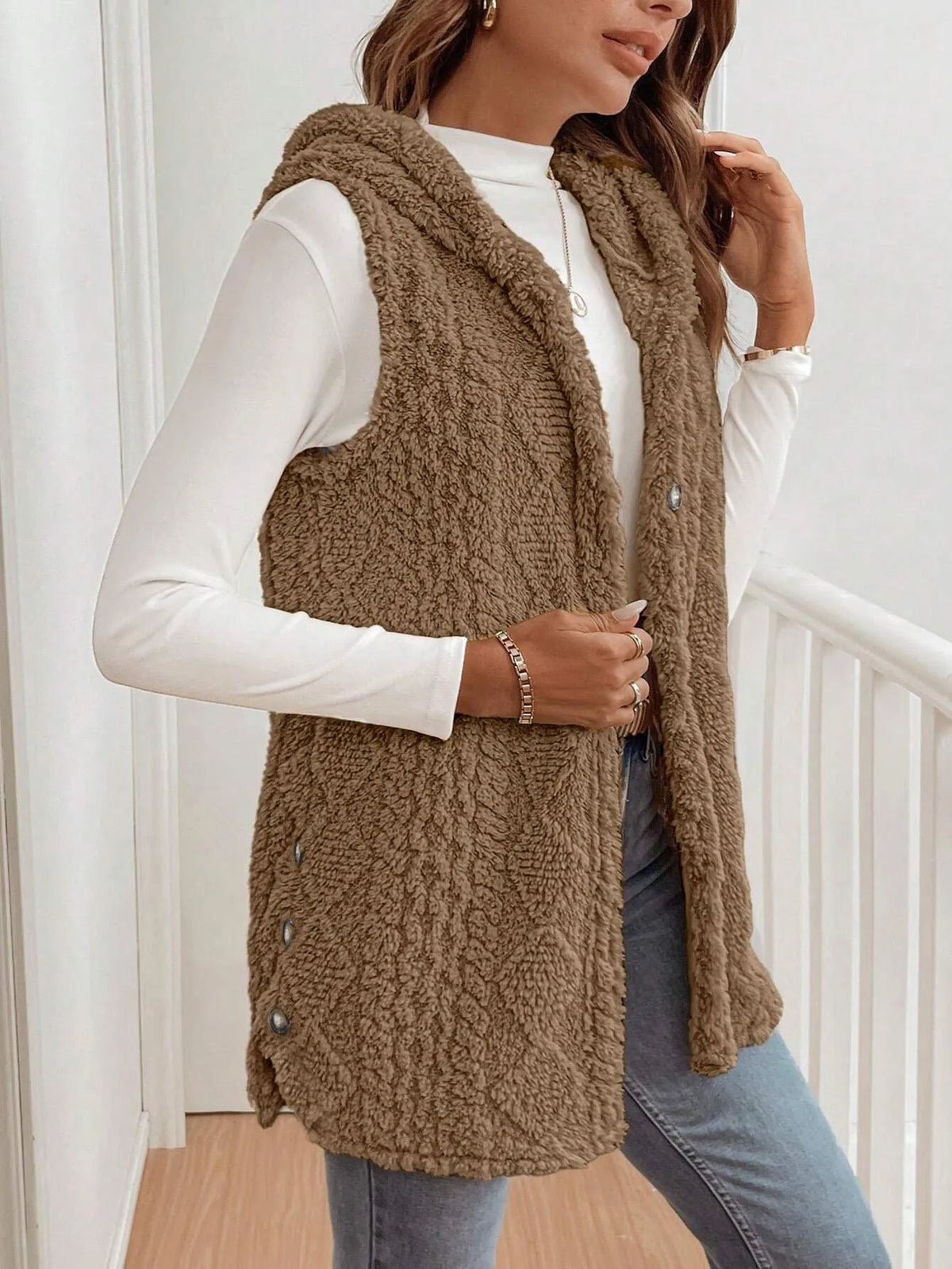 Gilet Sans Manches Femme – Coupe Ample