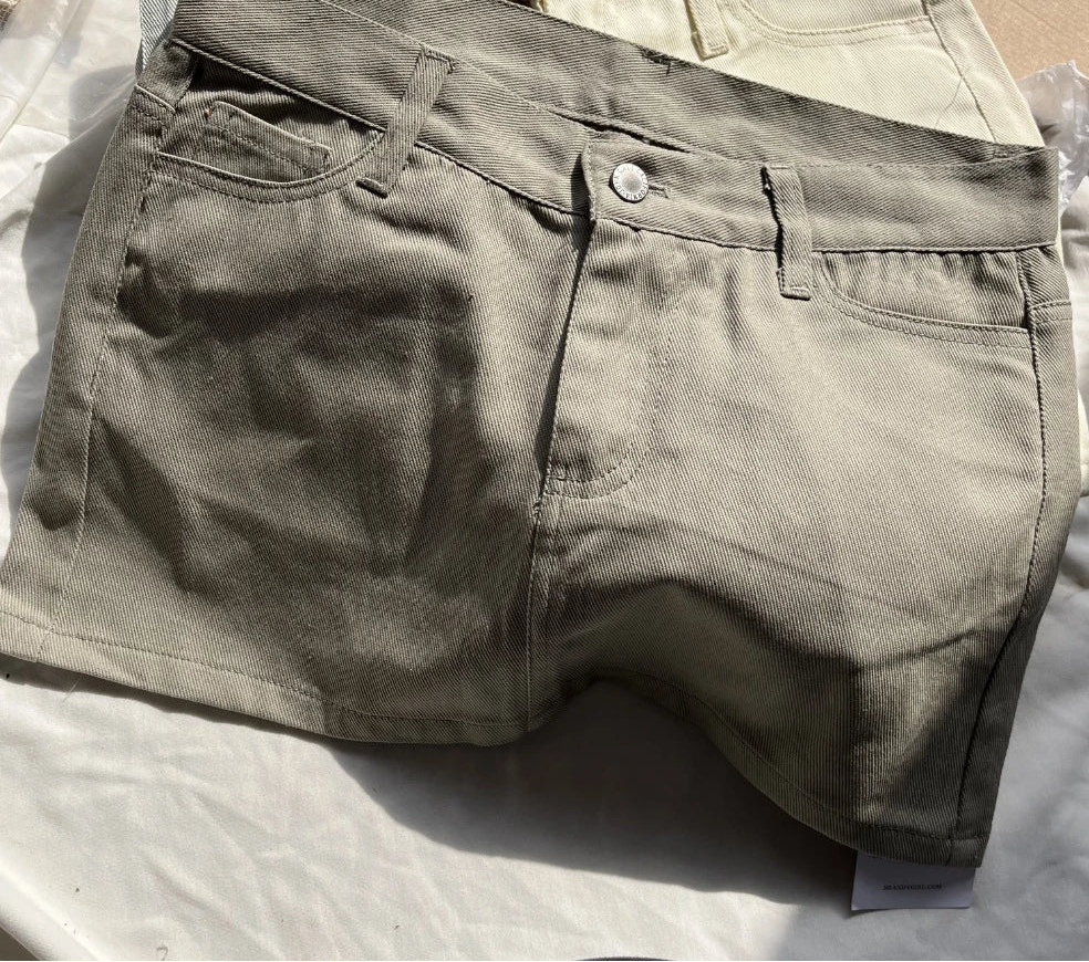 Mini-Jupe Cargo en Jean Femme – Style Vintage