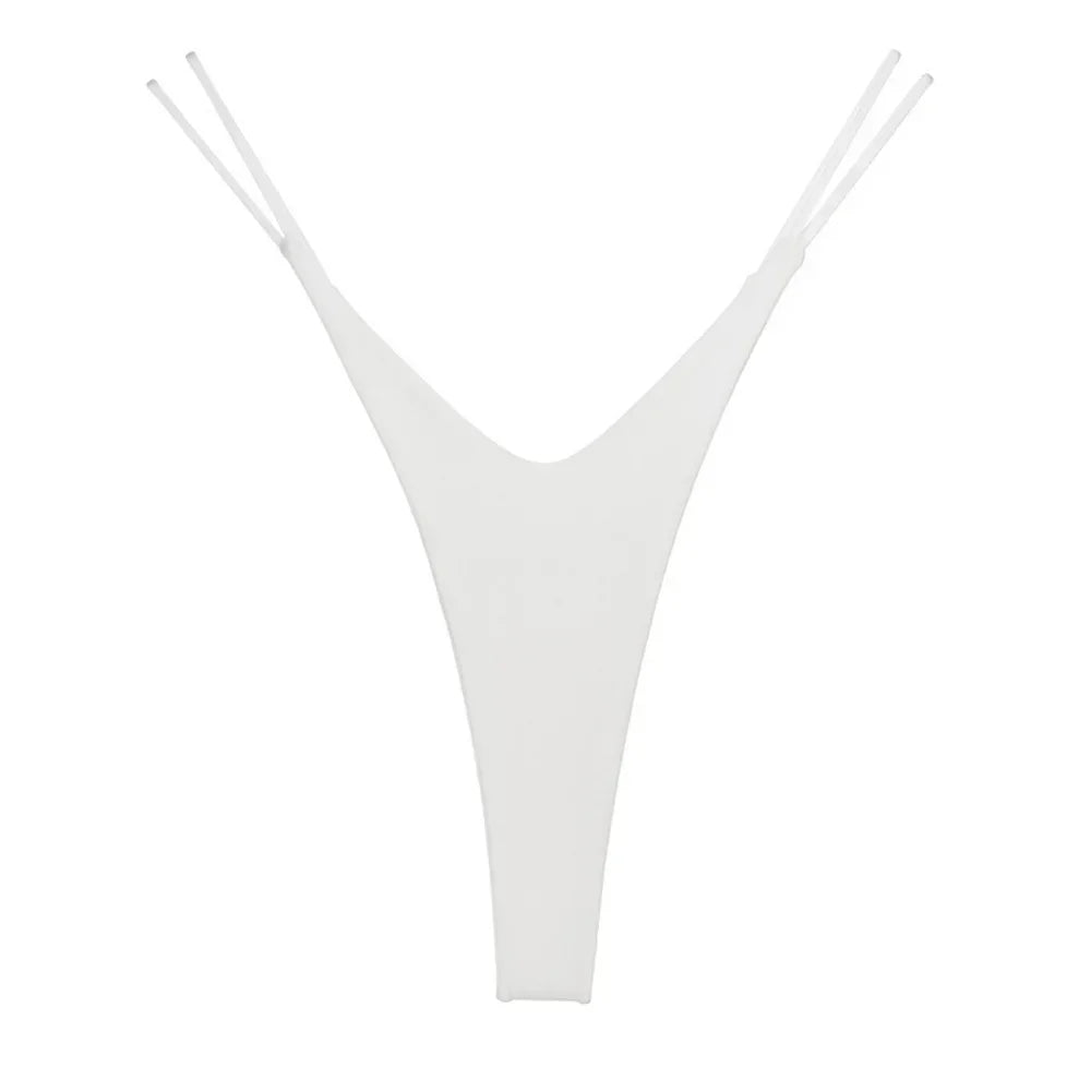 String Coton Femme – Taille Basse et Doubles Brides