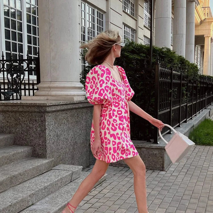 Robe d’Été Ample Femme – Imprimé
