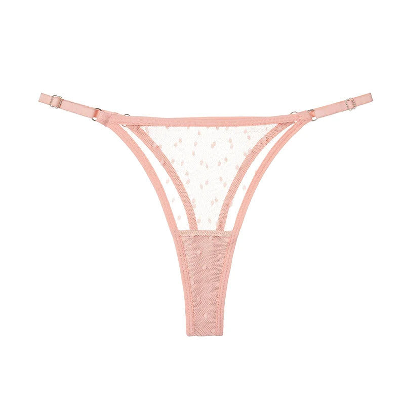 String Femme – Dentelle Transparente