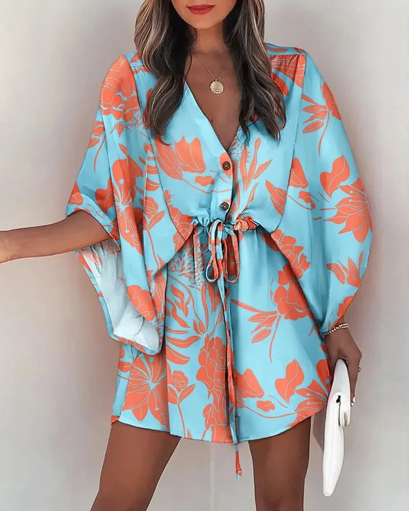 Robe d’Été Femme – Imprimé Floral