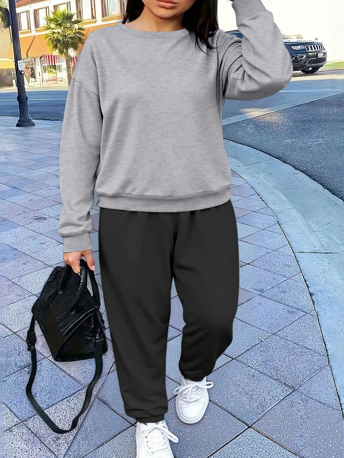 Ensemble Streetwear Femme – Sweat Oversize et Jogging
