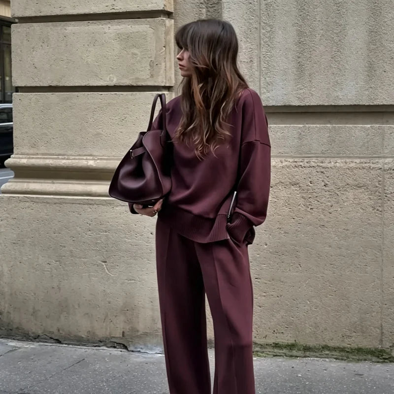 Ensemble 2 Pièces Femme – Coloris Uni