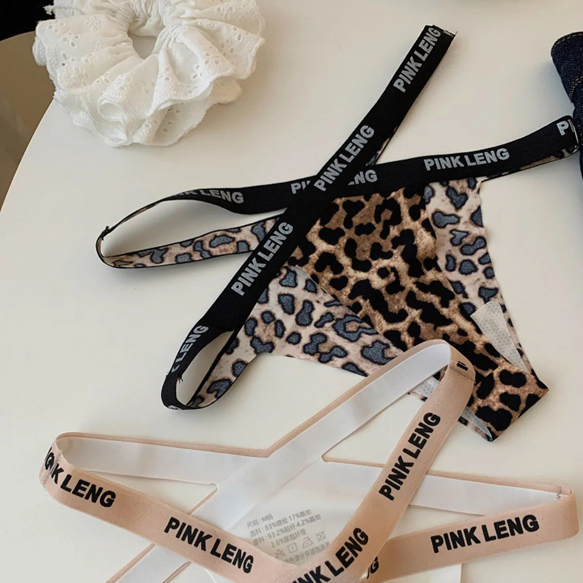 String Léopard Femme – Taille Basse et Tissu Soyeux