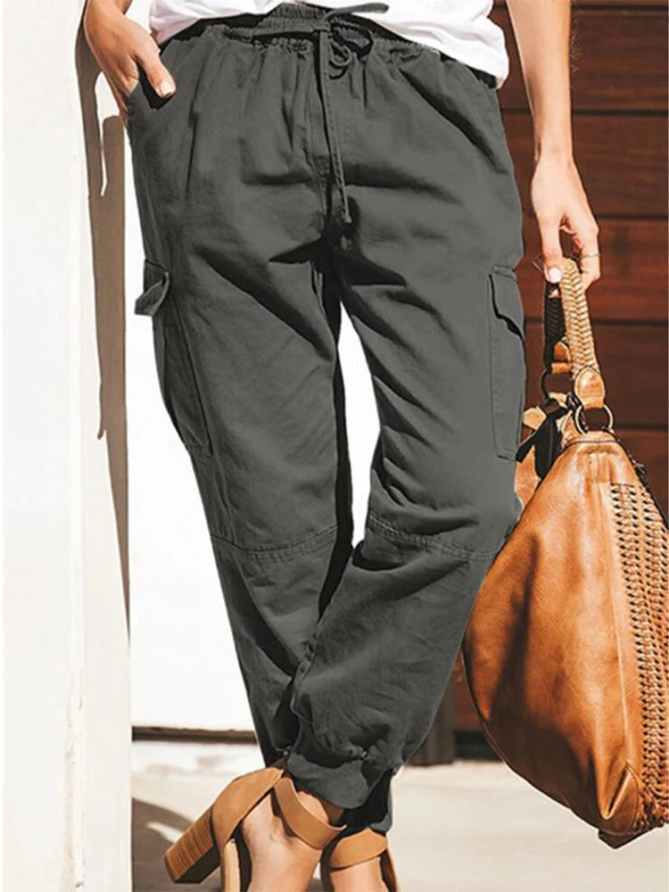 Pantalon Cargo Femme – Style Rétro Américain
