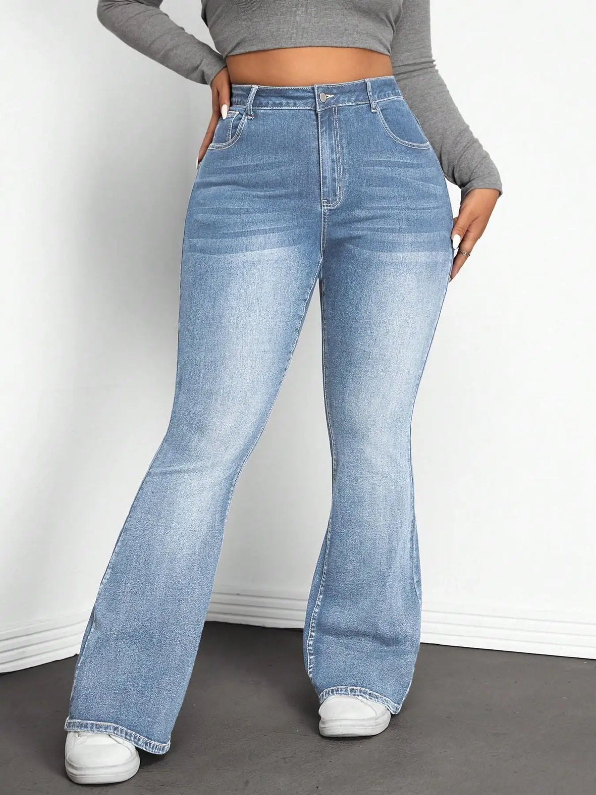 Jean Évasé Taille Haute Femme – Grande Taille