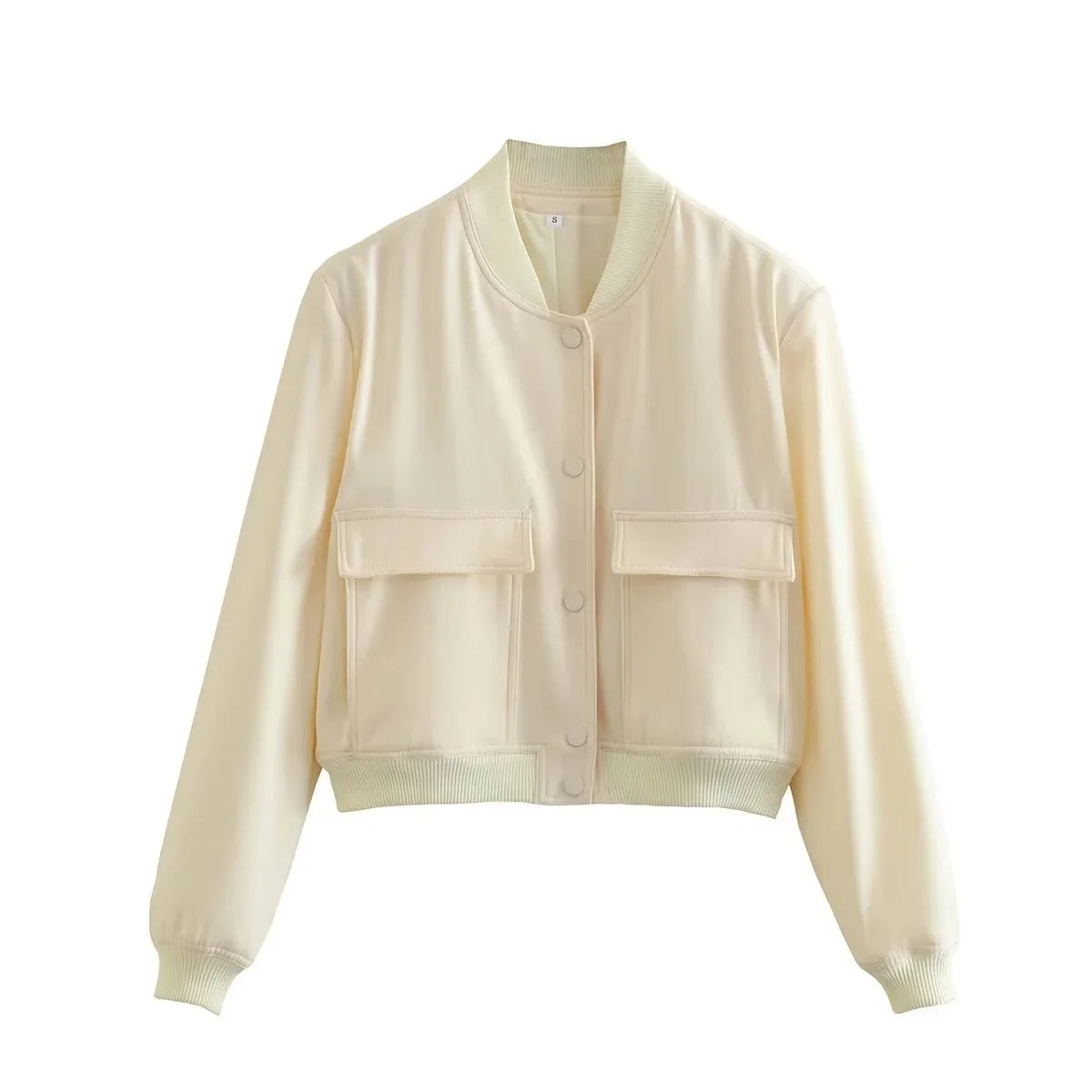 Veste Femme à Col Montant – Style Mi-Saison