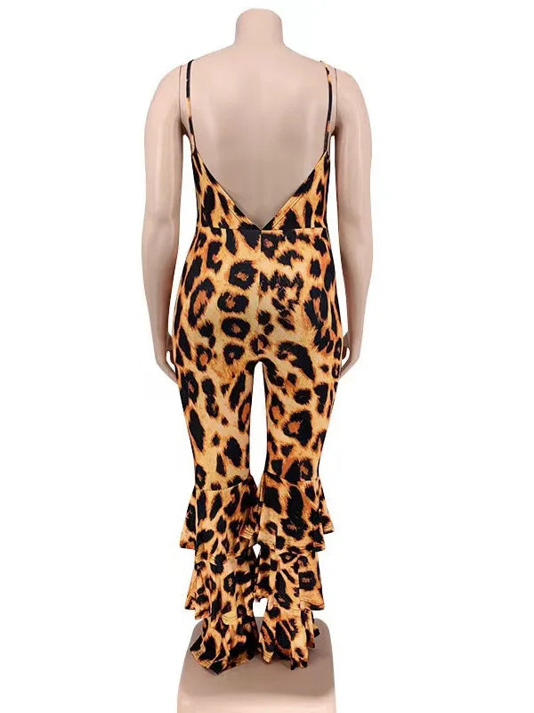 Salopette Léopard Femme – Col V