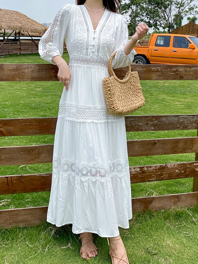 Robe Longue de Plage Femme – Style Estival