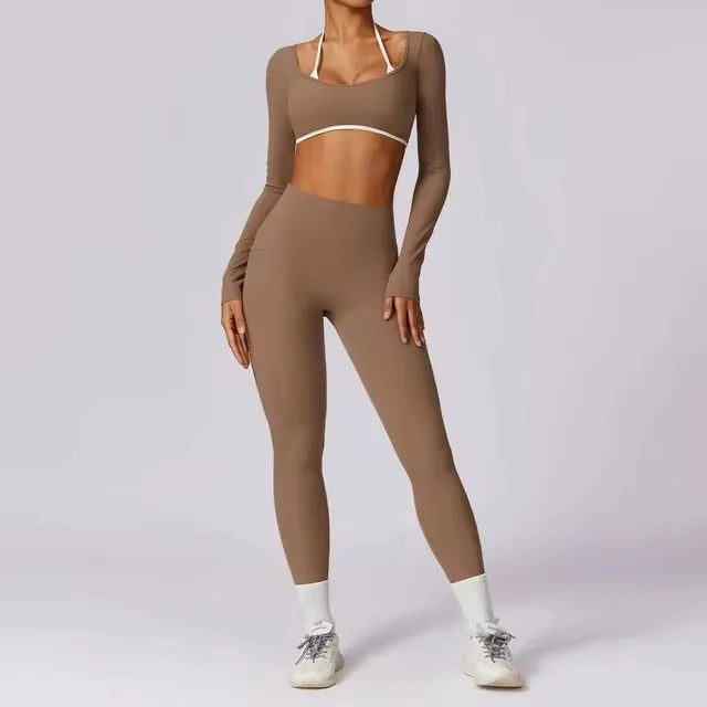 Ensemble Sport 2 Pièces Femme – Yoga et Entraînement