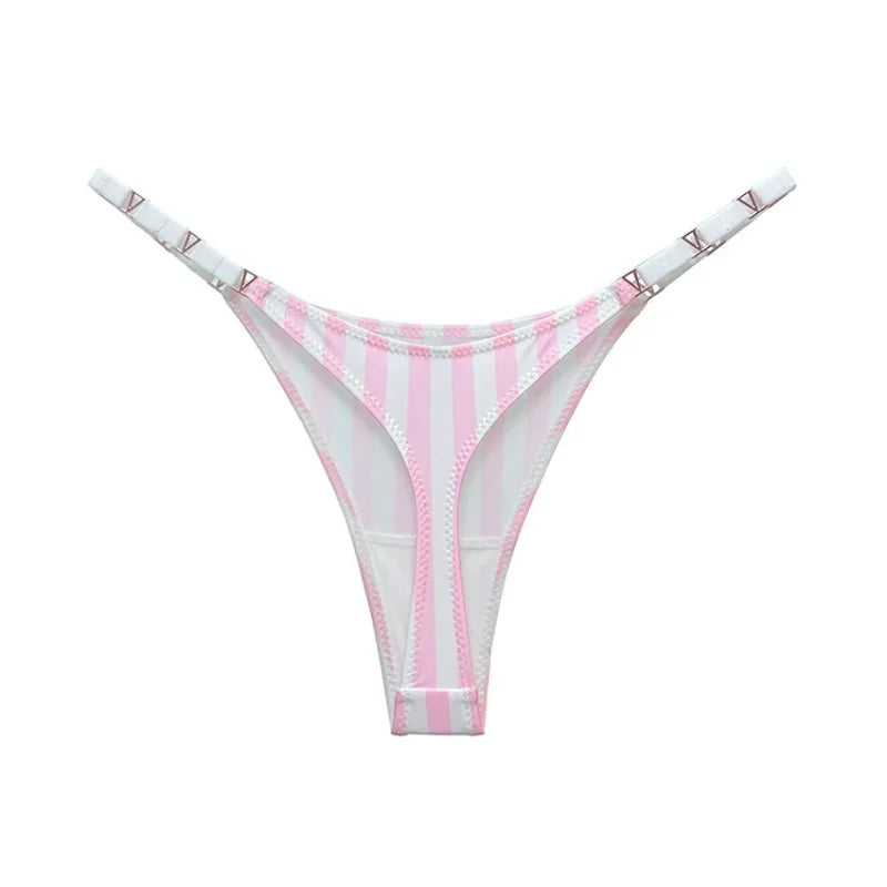 String Femme – Sans Couture et Boucle Métallique