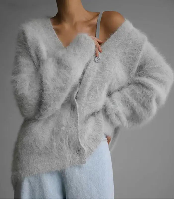 Cardigan Ample Femme – Maille Douce et Confortable