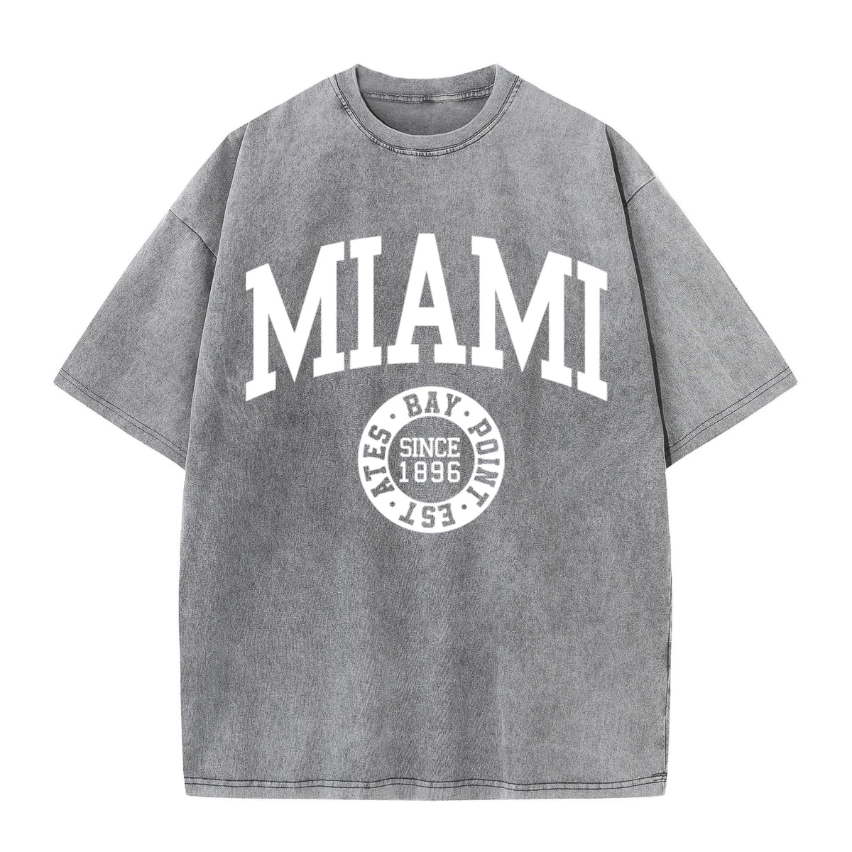T-Shirt Femme en Coton Délavé – Look Casual