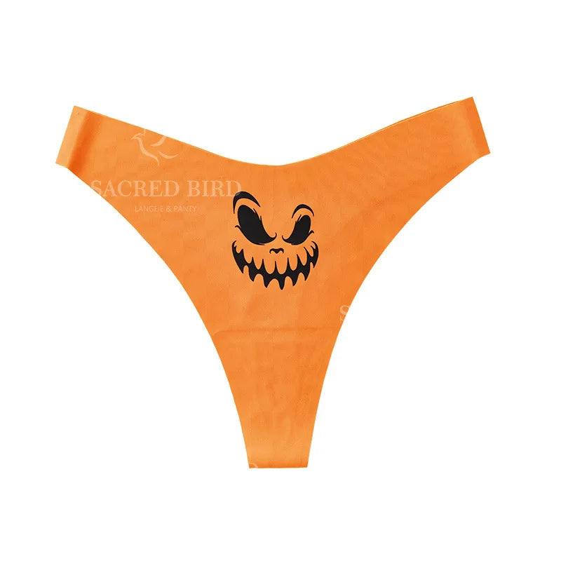 String Sans Couture Femme – Imprimé Halloween