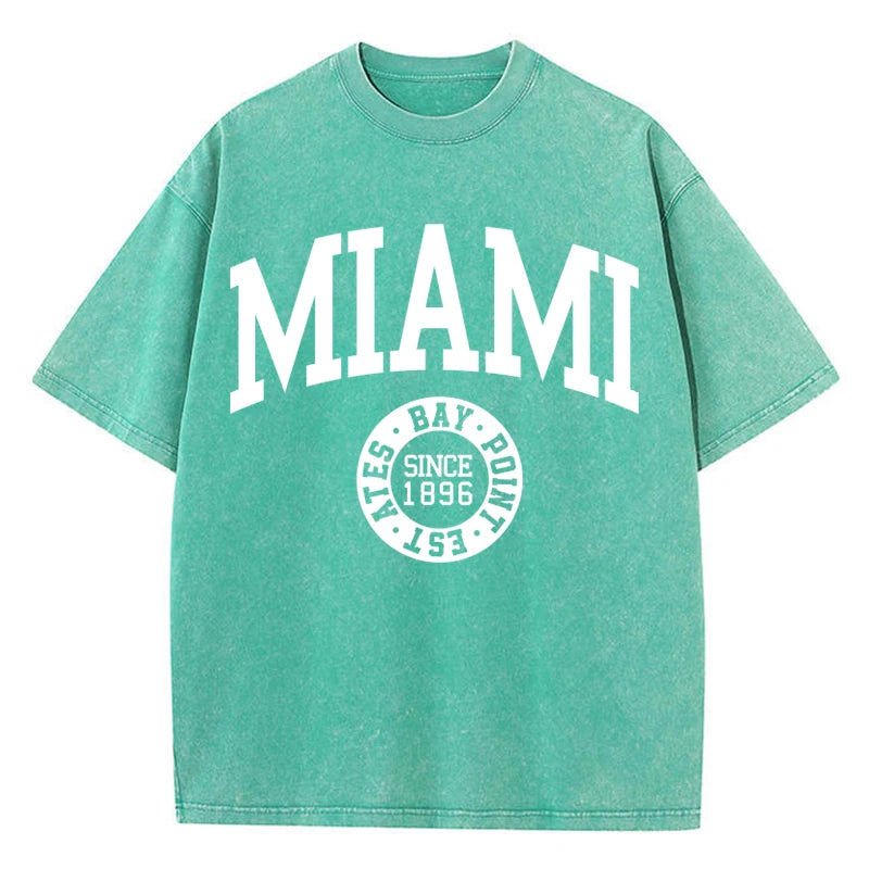 T-Shirt Femme en Coton Délavé – Look Casual