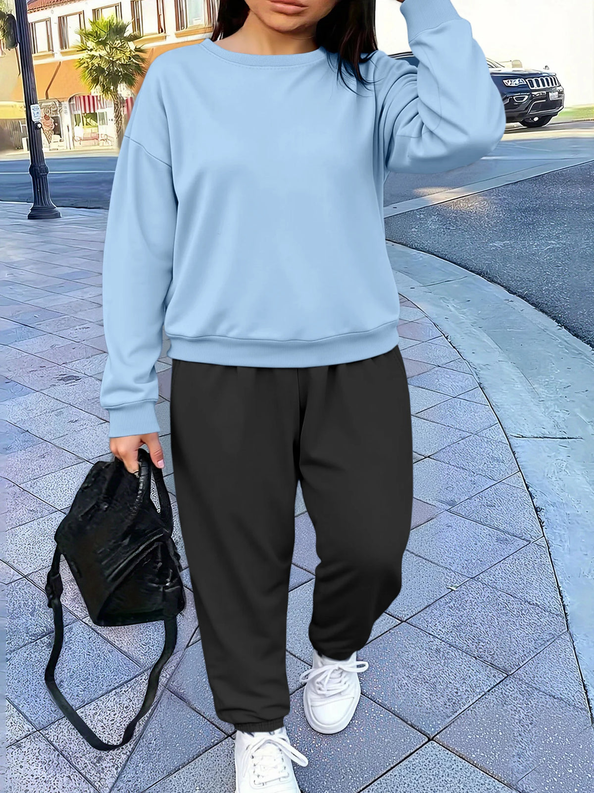 Ensemble Streetwear Femme – Sweat Oversize et Jogging