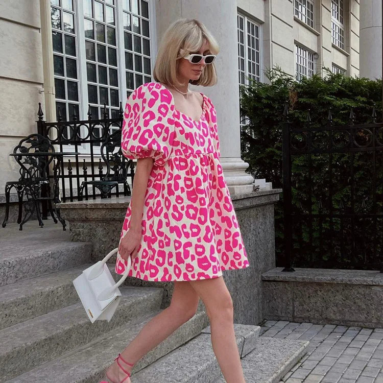 Robe d’Été Ample Femme – Imprimé
