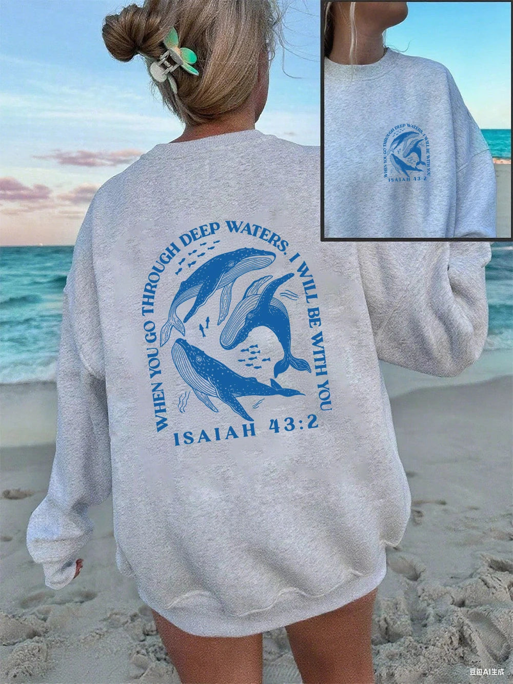 Sweat Oversize Femme – Baleine et Doublure Polaire