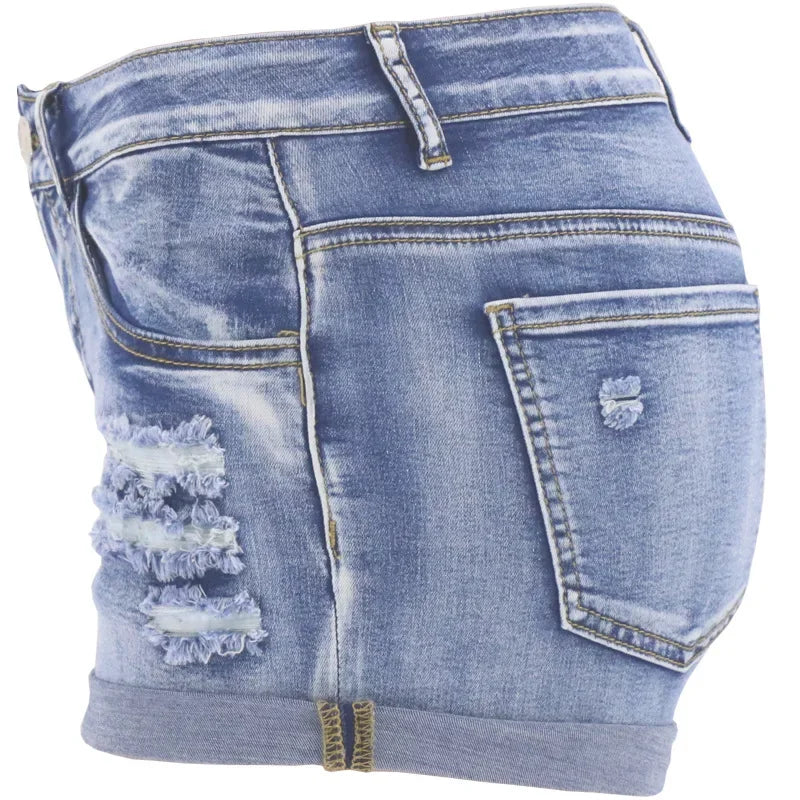 Short en Jean Femme – Fentes Tendance