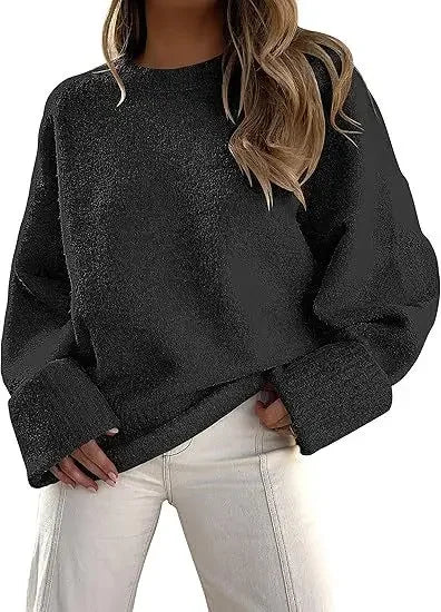 Pull Femme – Maille Épaisse et Manches Longues