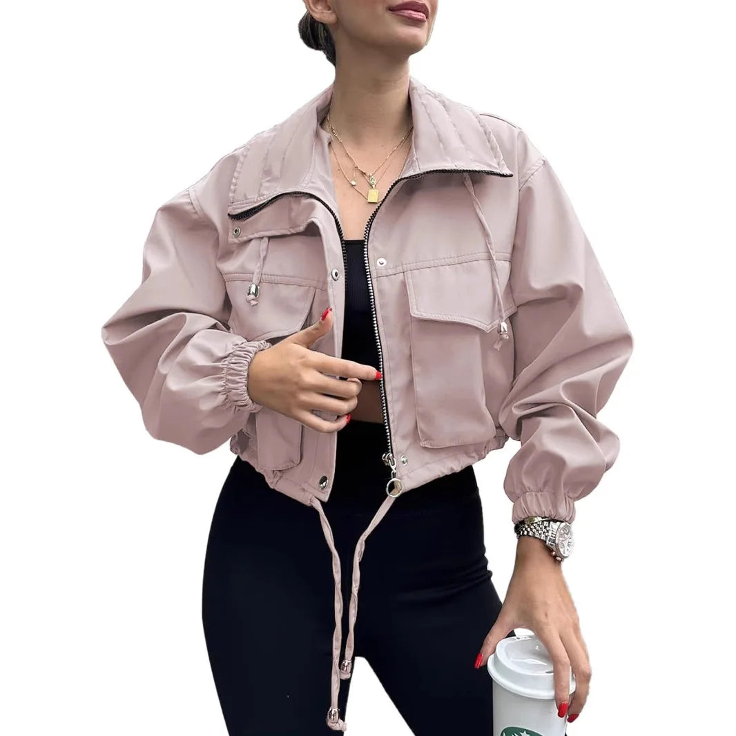 Veste Courte Femme – Zippée et Décontractée
