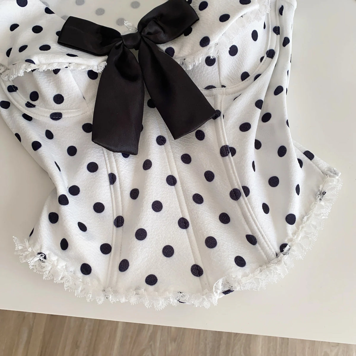Débardeur Doux Femme – Imprimé Pois