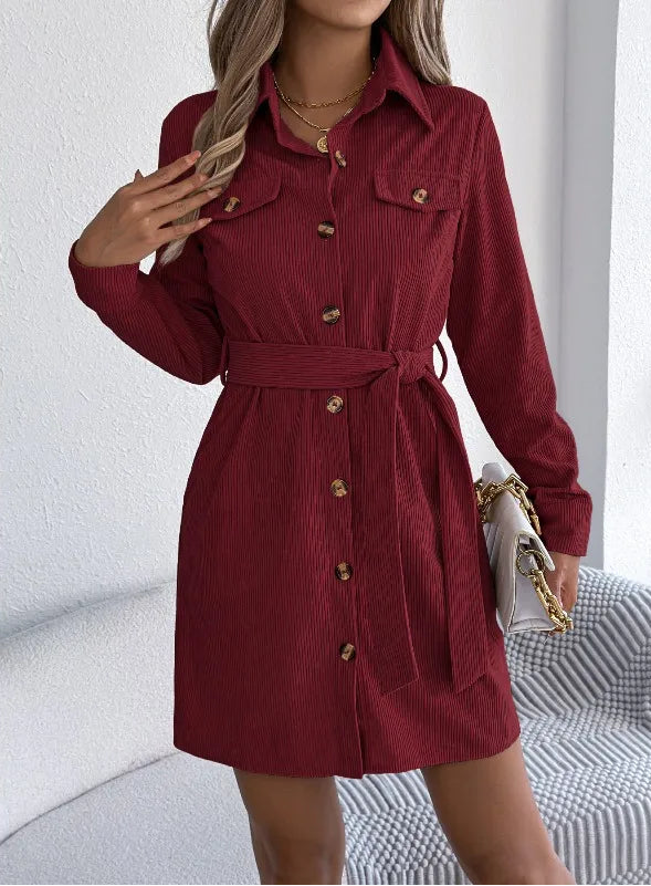 Robe Chemise Femme – Style Décontracté