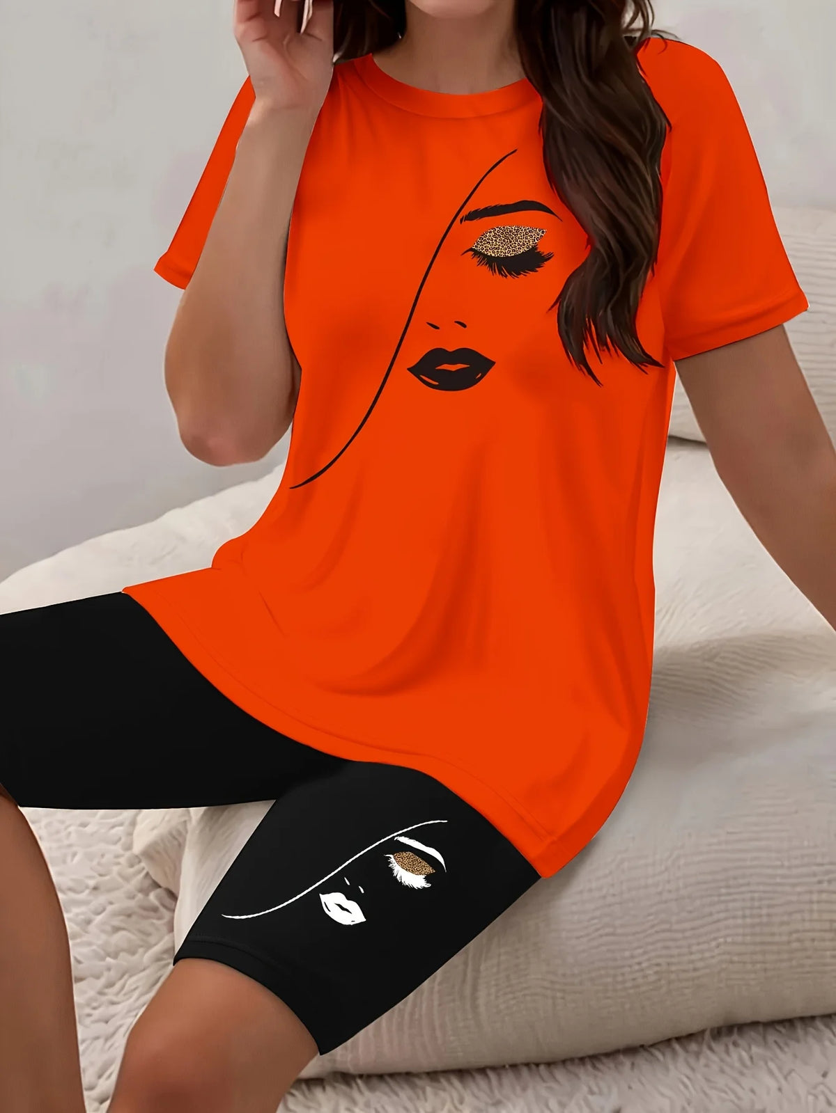 Ensemble 2 Pièces Femme – Motif Papillon