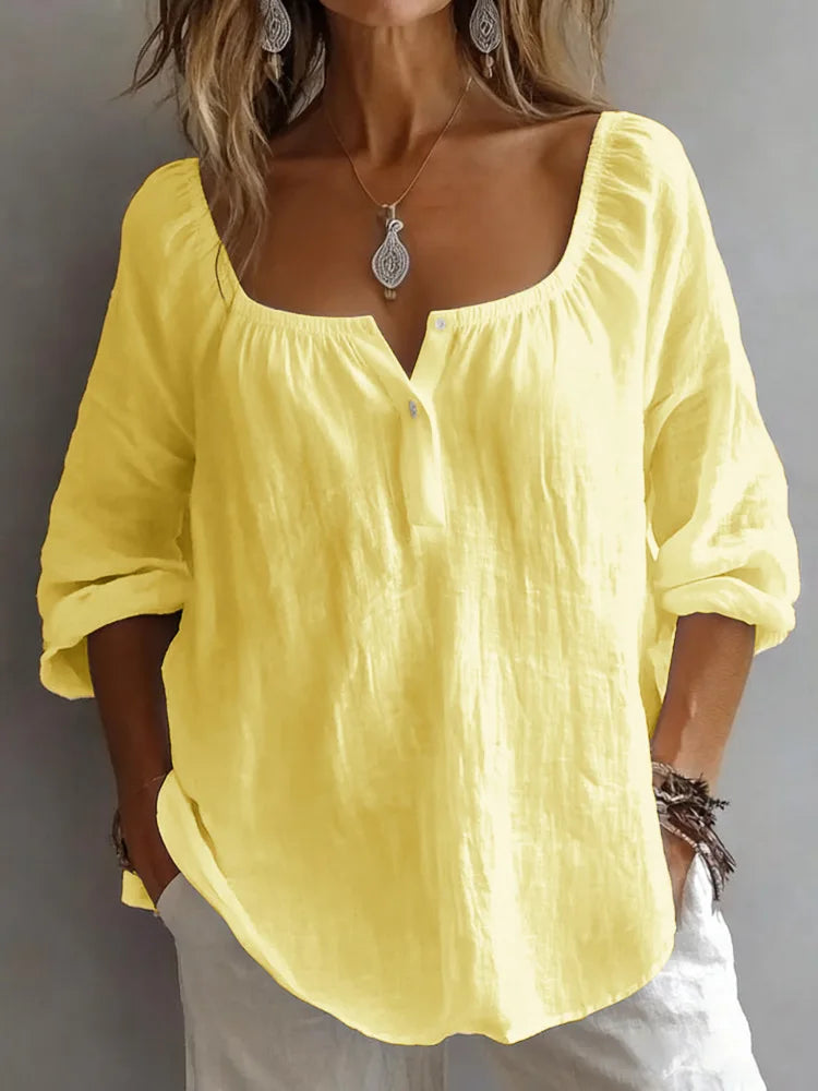 Chemisier Ample Femme – Style Rétro