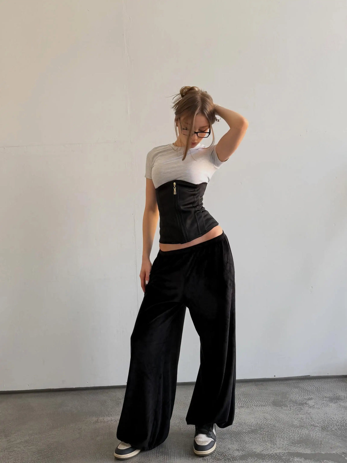 Pantalon de Jogging Rétro Femme – Broderie