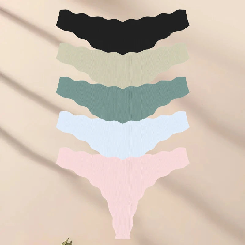 Lot de 5 Strings Femme – Sans Couture