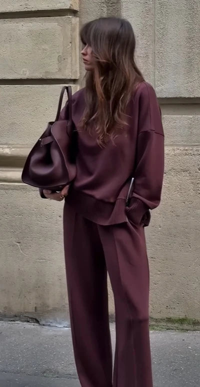 Ensemble 2 Pièces Femme – Coloris Uni