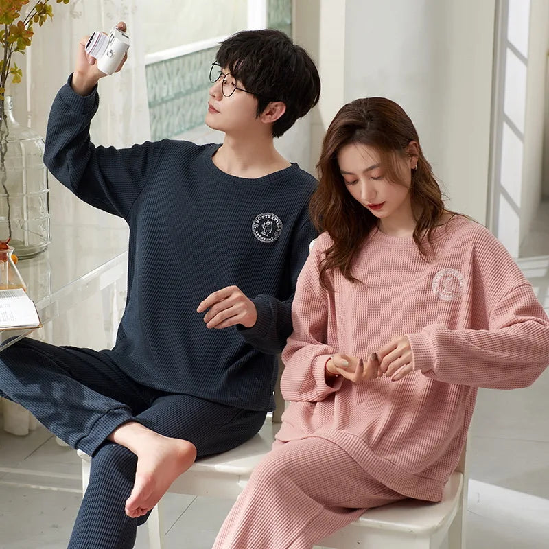 Pyjama Femme en Coton – Manches Longues