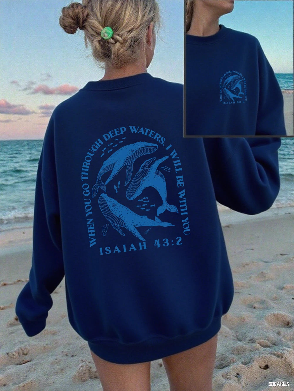 Sweat Oversize Femme – Baleine et Doublure Polaire