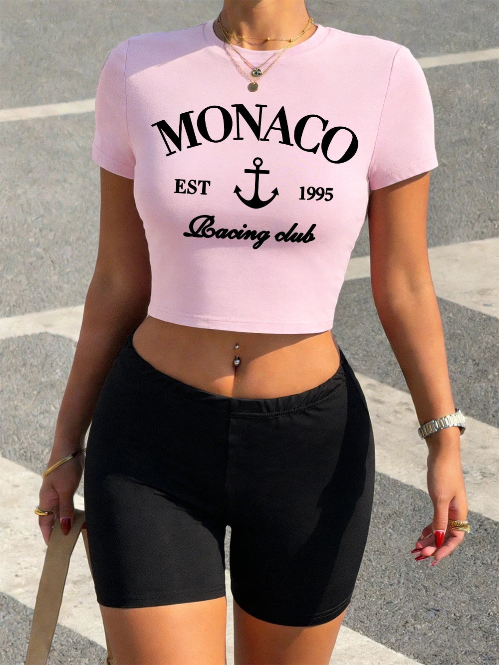 Ensemble 2 Pièces Femme – Crop Top et Short Imprimés