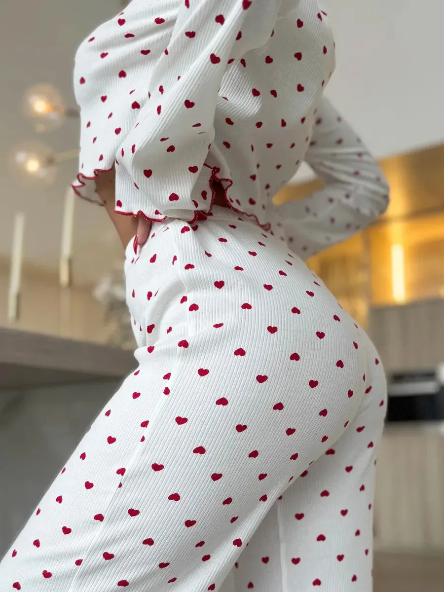 Pyjama à Cerises Femme – Ensemble 2 Pièces Style Y2K