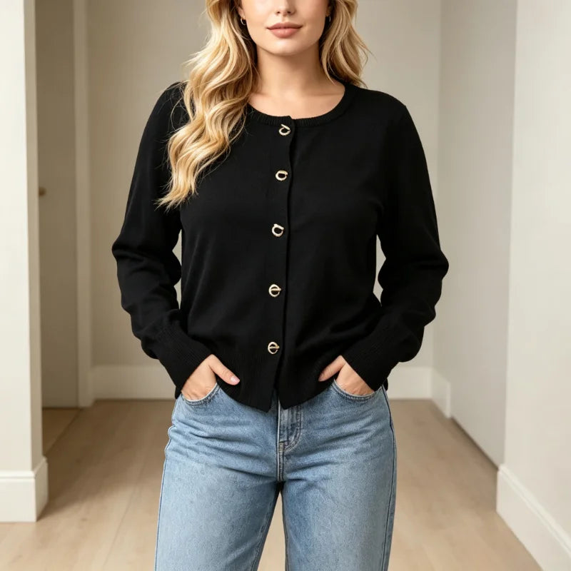 Cardigan en Maille Douce Femme – Style Chic Français