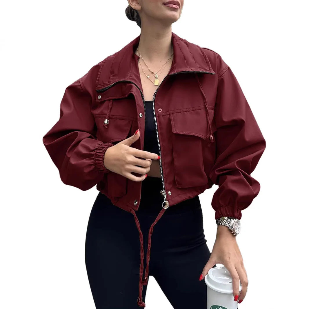Veste Courte Femme – Zippée et Décontractée